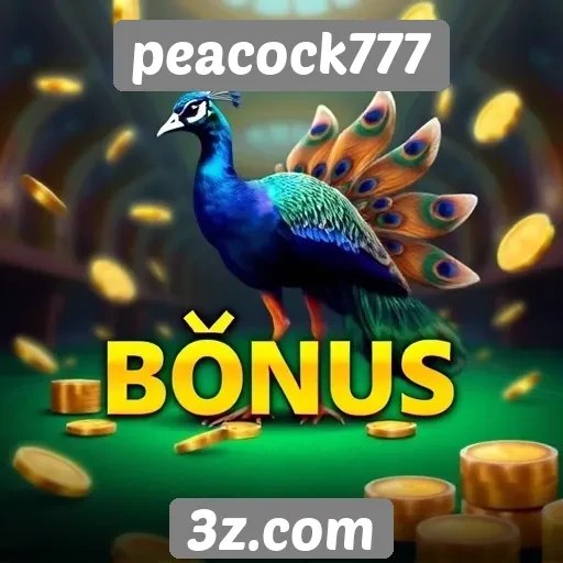 Como funciona o sistema de bônus do Peacock777