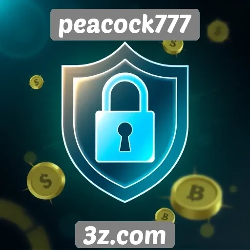 Recursos de segurança no site peacock777